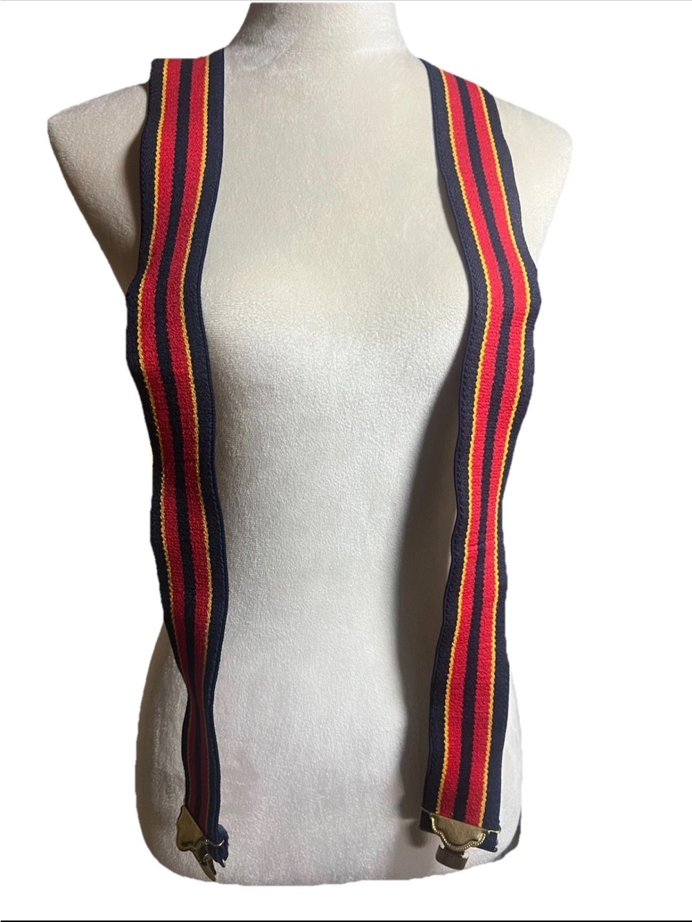 Vintage HONCHO Suspenders 42” Halloween Clown Mork And Mindy Eclectic Farmer